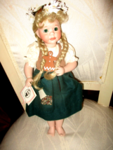 1994 Wendy Lawton Folktales &amp; Fairy Tales 14&quot; Little Gretel Gingerbread ... - £66.17 GBP