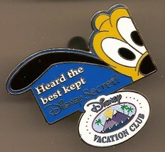 disney vaction club best kept secret pin Pluto VHTF - $19.11
