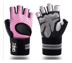 XFIT3 Workout Gloves Womens Size M Pink - £8.80 GBP