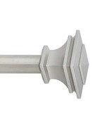 Nickel Curtain Rod 36&quot;-72&quot; Adjustable Rod Quick Easy Installation No Too... - $29.69