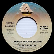 Barry Manilow - I Made It Through The Rain / Only in Chicago [7&quot; 45 rpm ... - £1.78 GBP