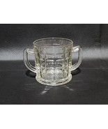 Vintage Marked HAZEL ATLAS Depression Era COLONIAL BLOCK Glass Open Suga... - $14.38