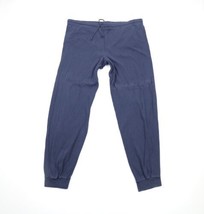 Vtg 90s Nautica Mens L / XL Faded Sailboat Ribbed Knit Cuffed Sweatpants... - $29.65