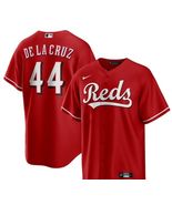 Elly De La Cruz #44 Cincinati Reds Men's Replica Home Red Jersey - All S... - $49.99