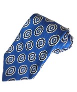 Vintage Dayton’s Blue Medallion Tie 4.25&quot; Wide Polyester Retro Classic - $18.99