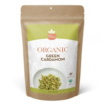 Organic Green Cardamom Pods Whole - Gluten Free - Fresh Cardamom Seeds - 16 OZ - £26.09 GBP