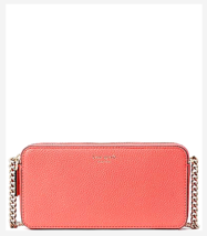 Kate Spade Margaux Double Zip Crossbody Lychee Organizer Handbag Purse $... - £46.65 GBP