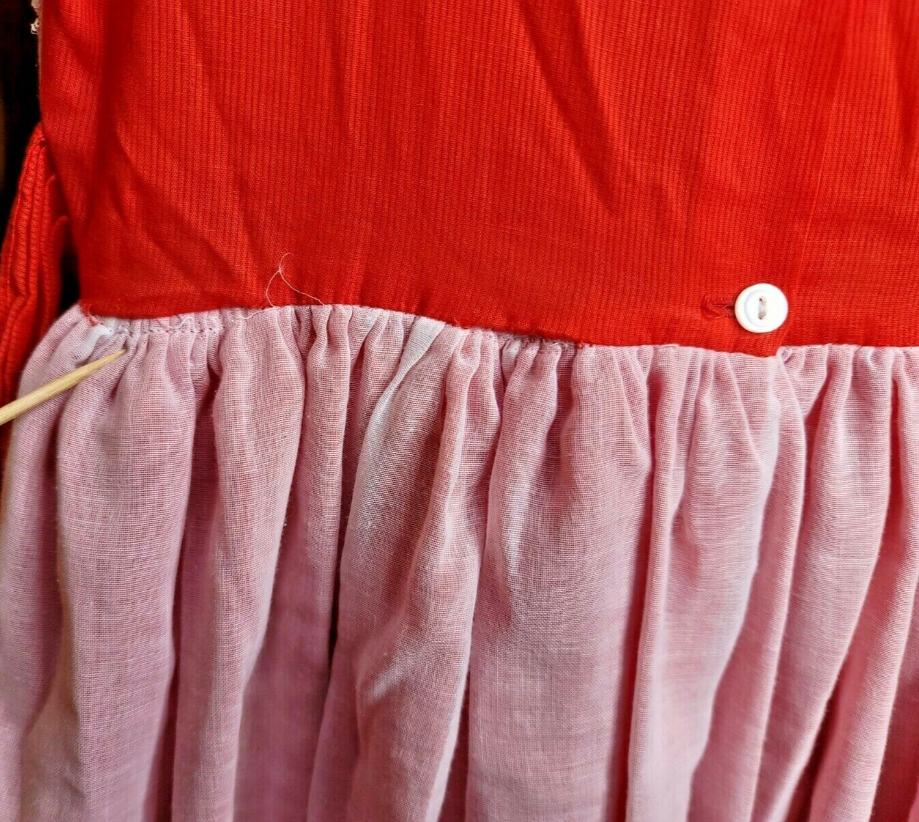 Better Made by Betty Ogden Red Pinafore Ruffle Lace Tulle Pageant Dress Sz 8 Item image 8