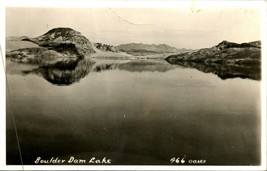 RPPC Boulder Dam Lake Nevada NV 1940s UNP Oakes Photo #466 Postcard - £9.32 GBP