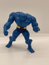 Vintage Heavy Metal Heroes Beast Blue Figure Marvel Die Cast Toy Biz Tiny Toy - £7.46 GBP