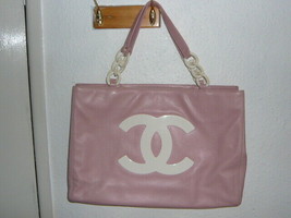 Chanel X-Large Cc Rose Pink Caviar Leather Shoulder Bag, Resin Cc, No Hologram - £1,067.50 GBP
