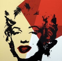 Andy Warhol Golden Marilyn 11.42 Sunday B Morning Serigrafie Porträt Kunst - £502.45 GBP