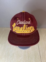 Adidas Cleveland Cavaliers Flat Bill Ball Cap Hat Snapback Baseball Adult - $13.08