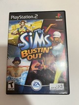 The Sims Bustin&#39; Out PS2 Sony PlayStation 2 2003 Video Game Manual - £11.95 GBP