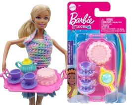 New Barbie Doll Tea Party 8 Piece Set Mattel - £13.50 GBP