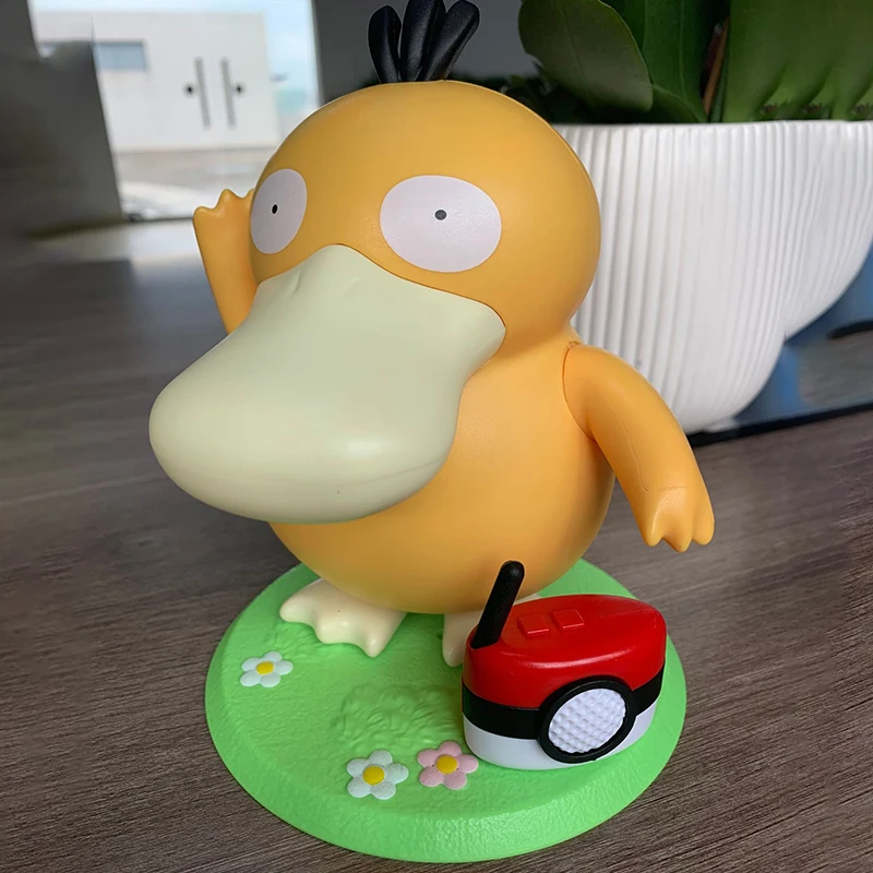 New Cute Pokemon Psyduck Dancing Swing Sounding Model Anime Action Figures DIY - £22.12 GBP+