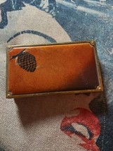 Lovely Vintage EVANS Tangerine Acorn Cigarette Holder-Rare era 1950s - $57.42