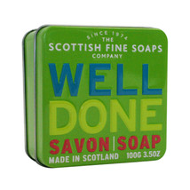 Scottish Fine Soap Well Done Soap in a Tin 3.5oz - £11.40 GBP