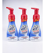 OxiClean Max Force Foam Laundry Pre Treater Stain Remover New Pump Lot of 3 - £34.02 GBP