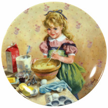 Beautiful KNOWLES/RECO Becky's Day Collector Plate - Muffin Making - Boxed - $29.69