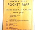 Vintage 1950&#39;s Cram&#39;s Modern Series Pocket Map East Indies No 315 - $16.78