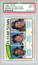 1980 Topps Yankees Future Stars #670 PSA 9 P1304 - £14.71 GBP