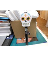 Halloween Solar 8 Hours Light Day of Dead Skull Landscape 9.5&quot; H Stake C... - $176.40 MXN