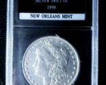1898 O (New Orleans) Morgan Silver Dollar - PCS Slabbed. High Grade Coin! - £66.87 GBP