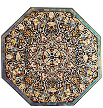 Pietra-Dura Mosaic Table Top, Coffee Table Top, Mosaic Coffee Table, Rustic Coff - £7,658.14 GBP