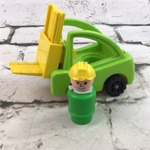 Vintage Fisher Price Little People Lift &amp; Load Replacement Fork Lift &amp; D... - £12.38 GBP