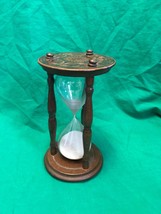 Vtg Mcm Mid Century Modern Zodiac Astrology Hourglass Time Piece Sand Timer 6MIN - £51.30 GBP