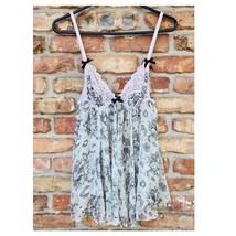 Victoria&#39;s Secret Paris Parisian Print Sheer Babydoll Large - $30.00