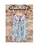 Victoria&#39;s Secret Paris Parisian Print Sheer Babydoll Large - $41.03 CAD