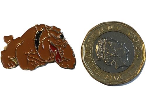 Bulldog. ￼￼Pin Badge - $4.17