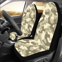 Army Camo Light Green Car Seat Covers (Set of 2) - £44.10 GBP