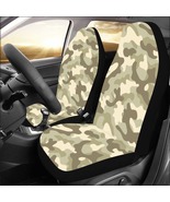 Army Camo Light Green Car Seat Covers (Set of 2) - £44.05 GBP