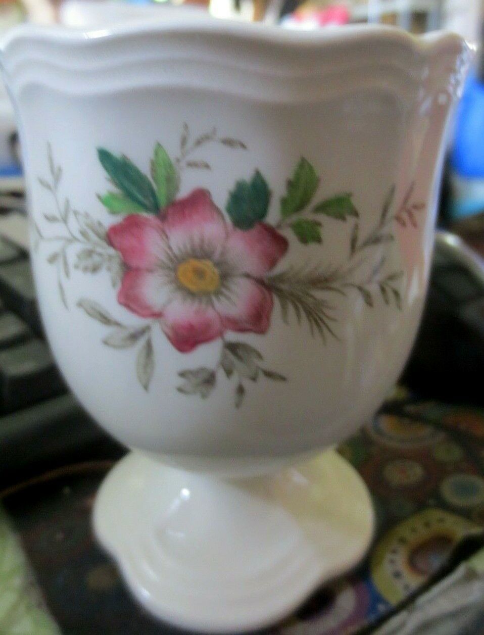 Royal Doulton Malvern Egg Cup D-1697 England Fine Porcelain - $14.01