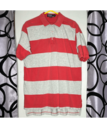 Vintage Polo by Ralph Lauren, blue label, striped polo shirt, size large - $21.56
