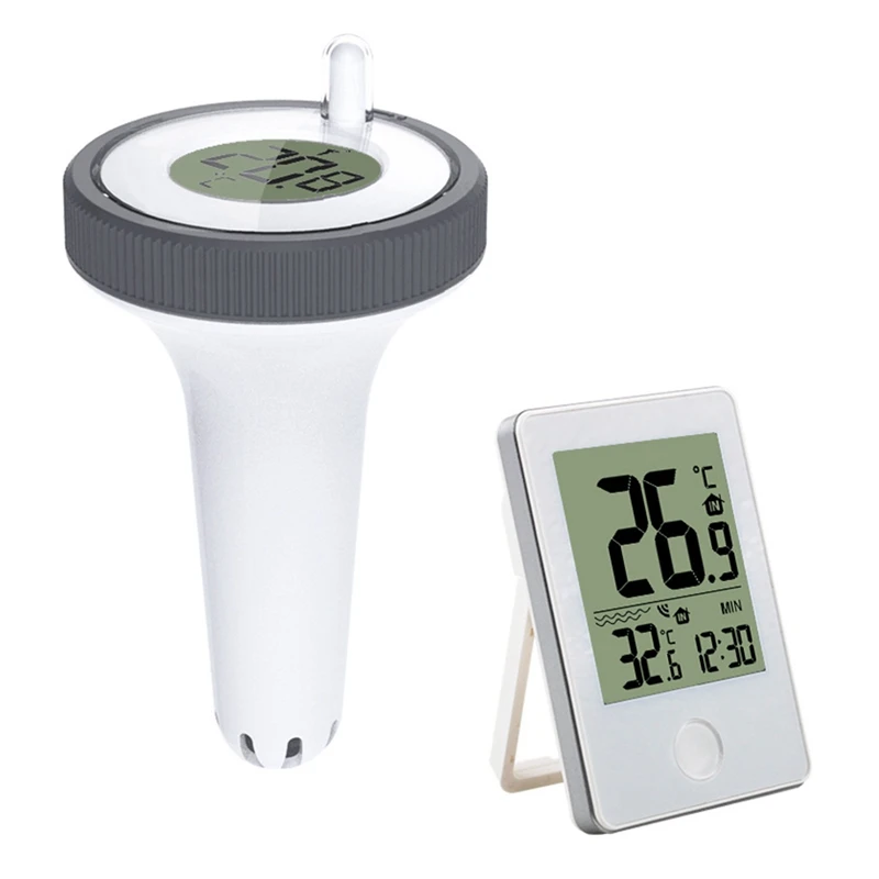 Wireless Pool Thermometer Floating Easy Read Digital Pool Thermometer Waterproof - £28.94 GBP