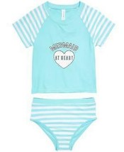 Ideology Toddler Girls 2-Pc. Mermaid Rash Guard Swimsuit, Size 4T - £17.30 GBP