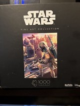 Buffalo Games Star Wars Fine Art Collection 1000 pc Puzzle Boba Fett, T1... - $10.50