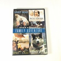 Family Adventure Collectors Set Four Movies DVD NEW White Fang Spirit Bear - £5.20 GBP