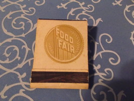 Food Fair Used Front Strike Match Book with Vitamin Advertising on Back - £4.72 GBP