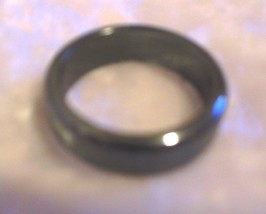 Hematite Stone Band Ring - £2.39 GBP