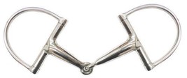 English or Western Saddle Horse D Ring 5&quot; mouth Snaffle Bit for the head... - £15.68 GBP