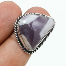 African Amethyst Lace Gemstone Handmade Fashion Gift Ring Jewelry 7.75&quot; SA 4598 - £4.78 GBP
