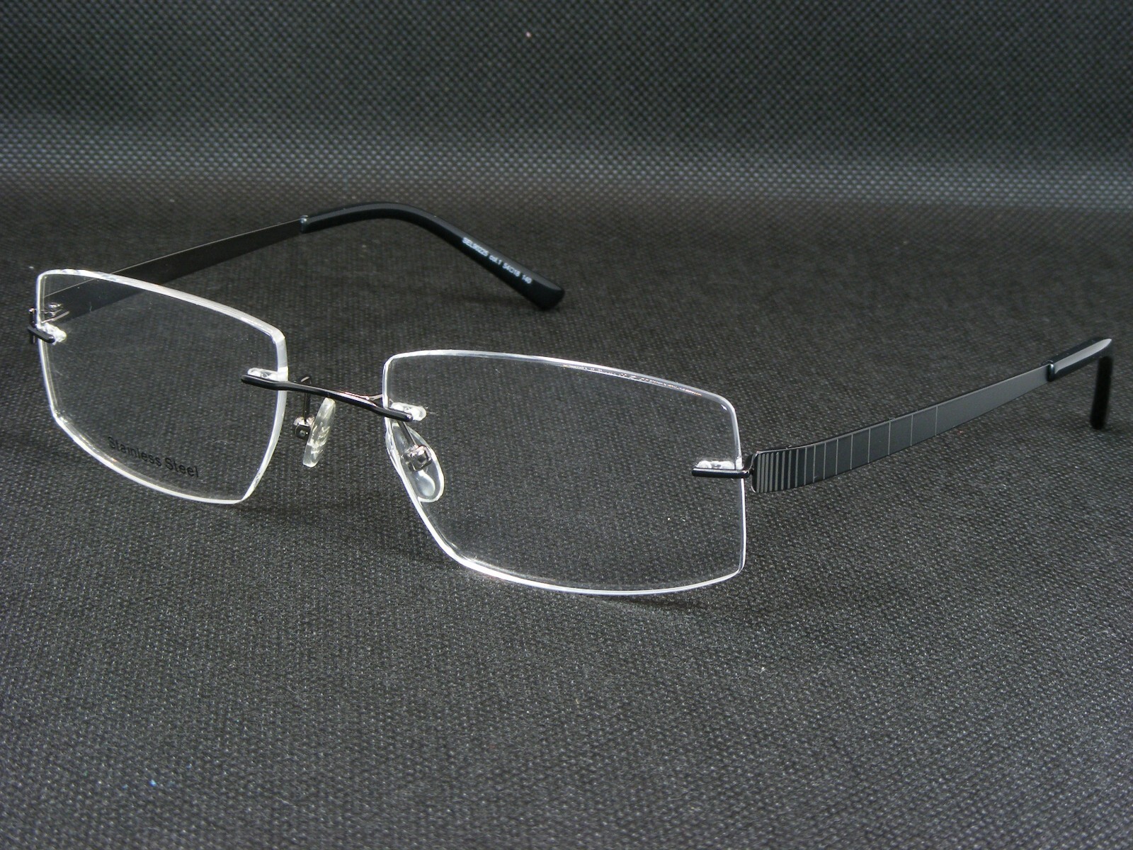 SELECTRA SEL90225 Col. 1 Nero Vista Occhiali senza Montatura Metallo 54-... - $77.14