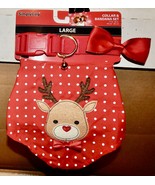 Collar &amp; Bandana Set You Choose Type Simply Dog Large 17&quot; To  26&quot; Neck 251S - $129.96 MXN