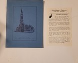 Vtg 1st Evangelical Church Cincinnati Ohio 100th Anniversary Booklet 1955  - $32.66