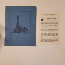 Vtg 1st Evangelical Church Cincinnati Ohio 100th Anniversary Booklet 1955  - £25.69 GBP